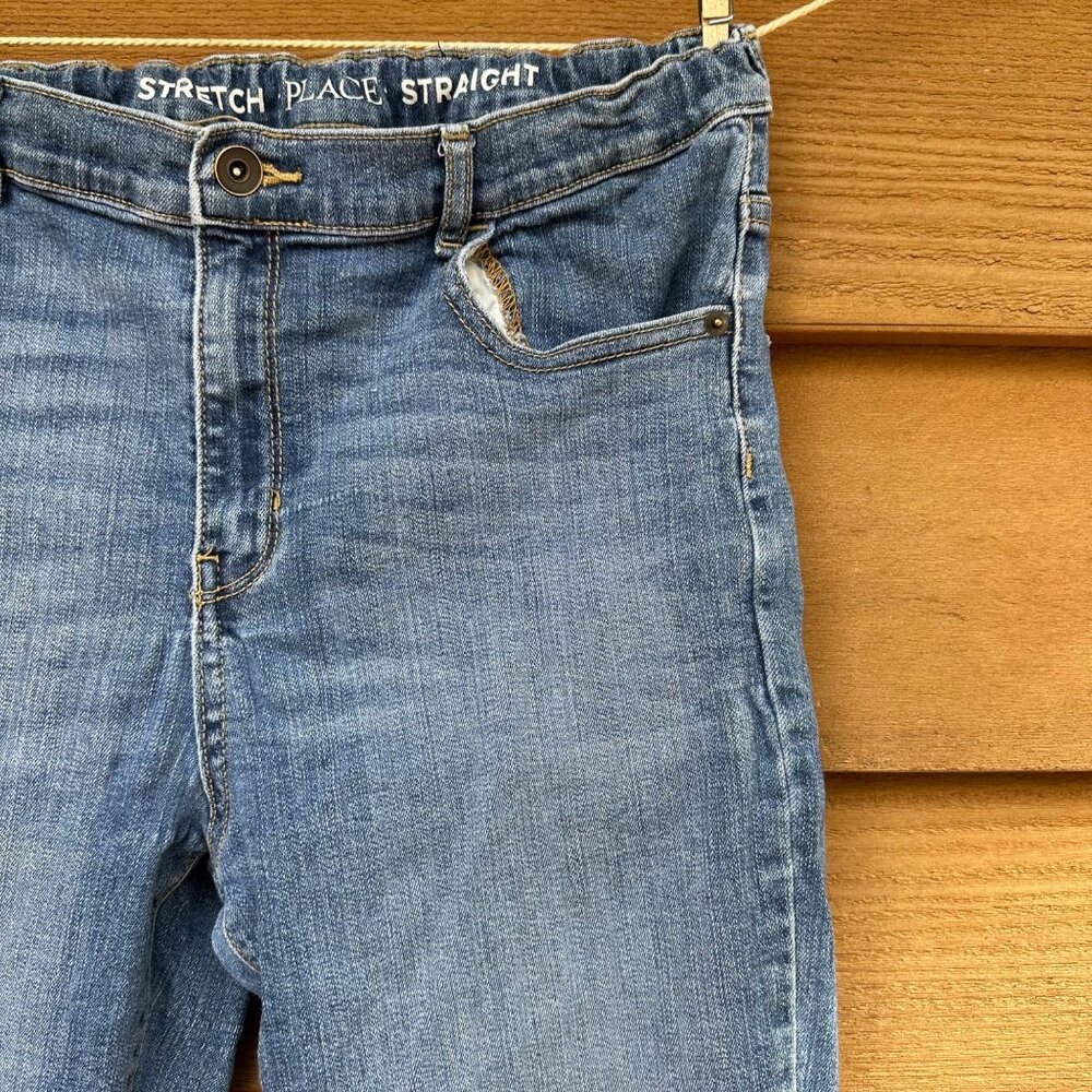 Children’s Place light Blue Adjustable Waist Boys Jeans Size 18 - Picture 4 of 11